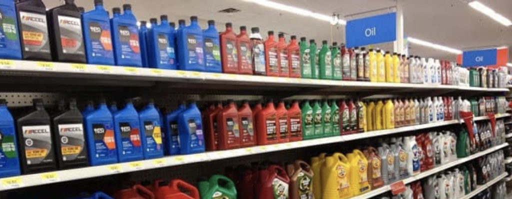 Choosing the right type of oil for your car.