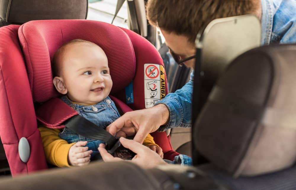 Children in a car are more vulnerable to getting flung in the event of an accident.